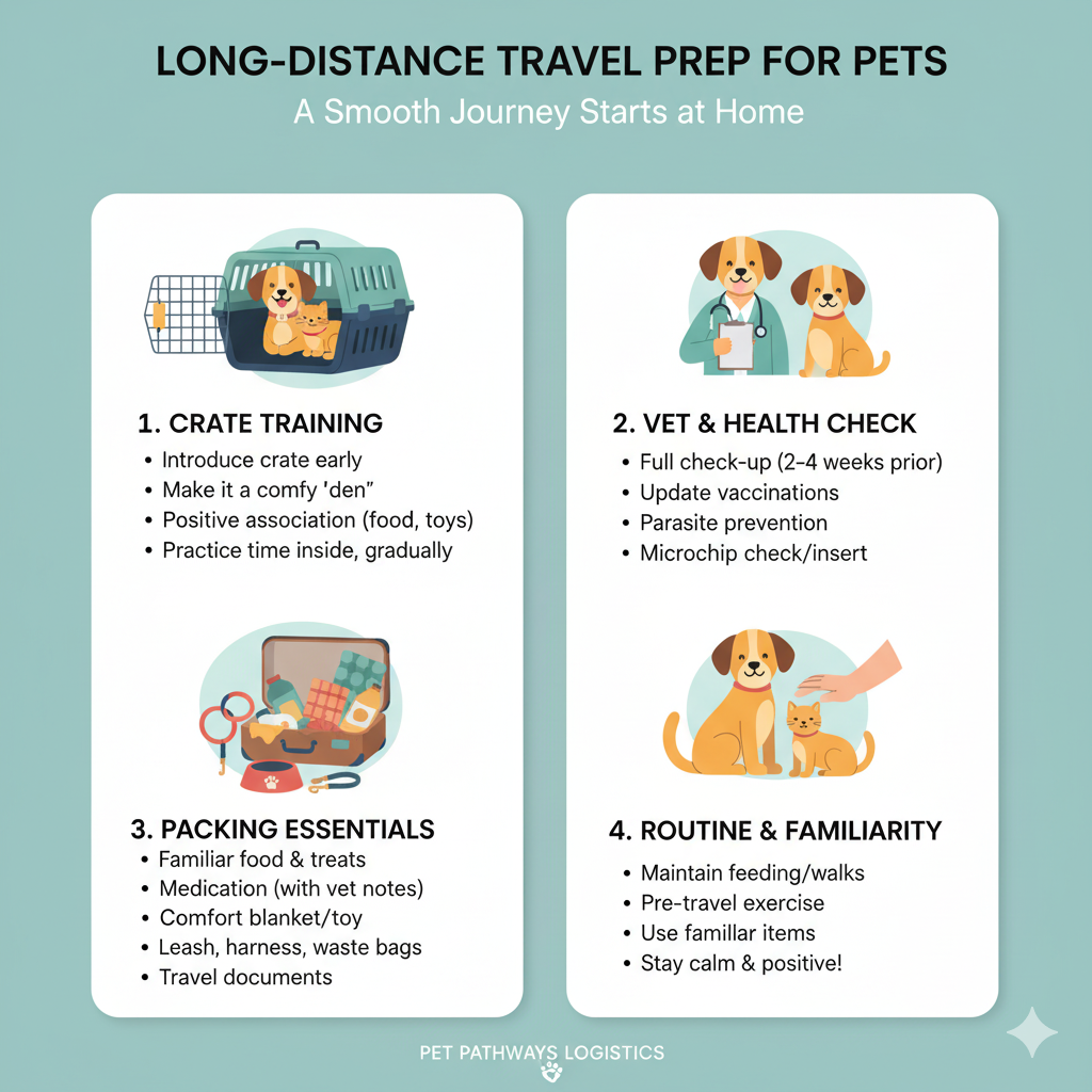 Preparing pets for travel